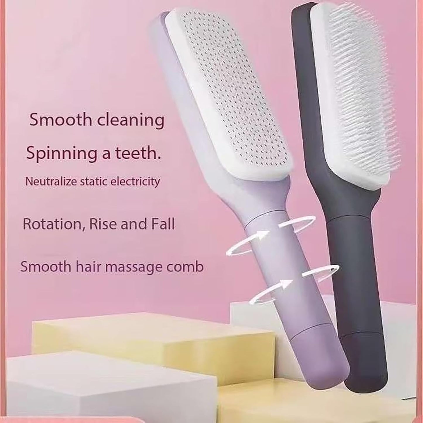 Sharple™ - Self Cleaning Detangling Brush