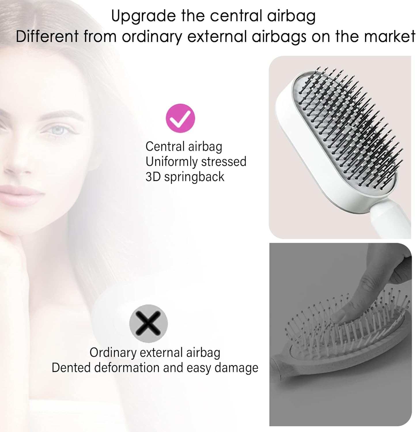 Sharple™ - Self Cleaning Detangling Brush
