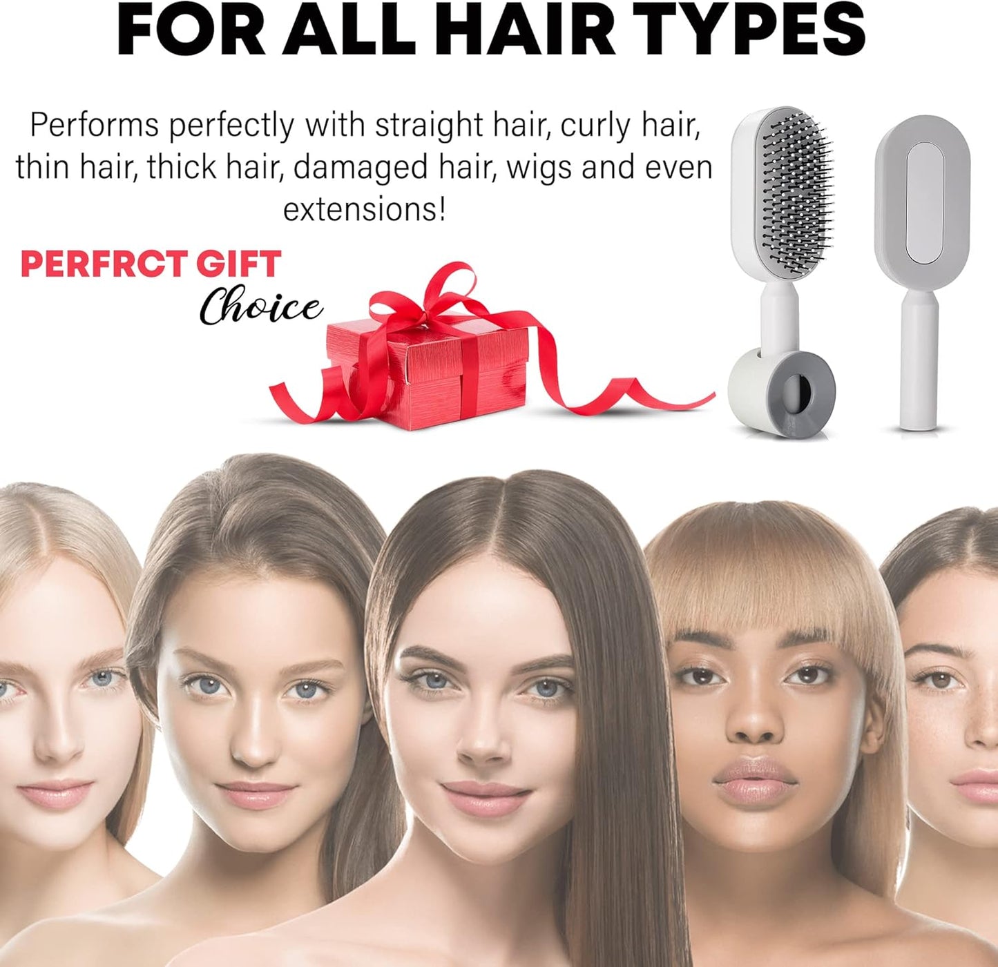 Sharple™ - Self Cleaning Detangling Brush
