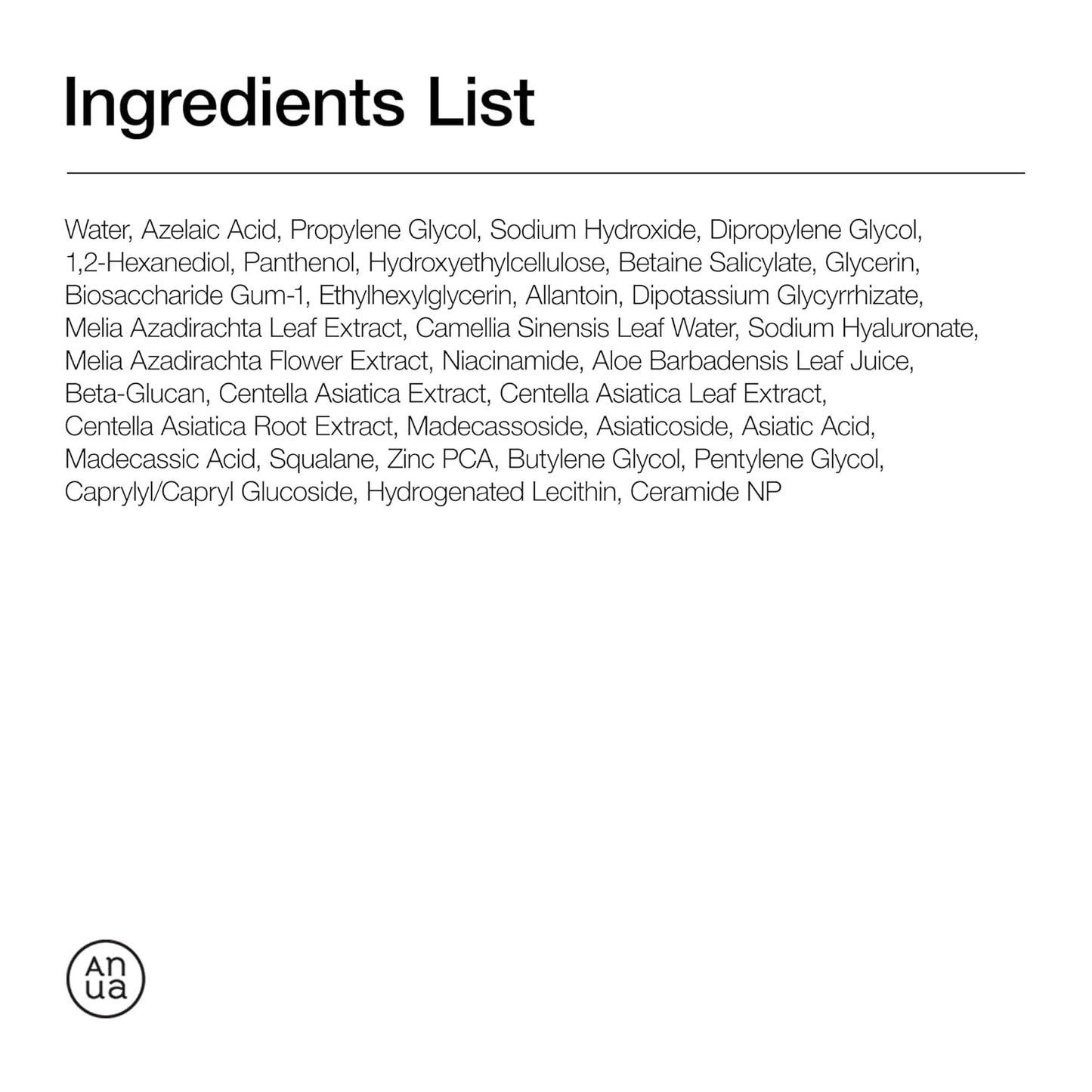 Anua Azelaic Acid 10+ Hyaluron